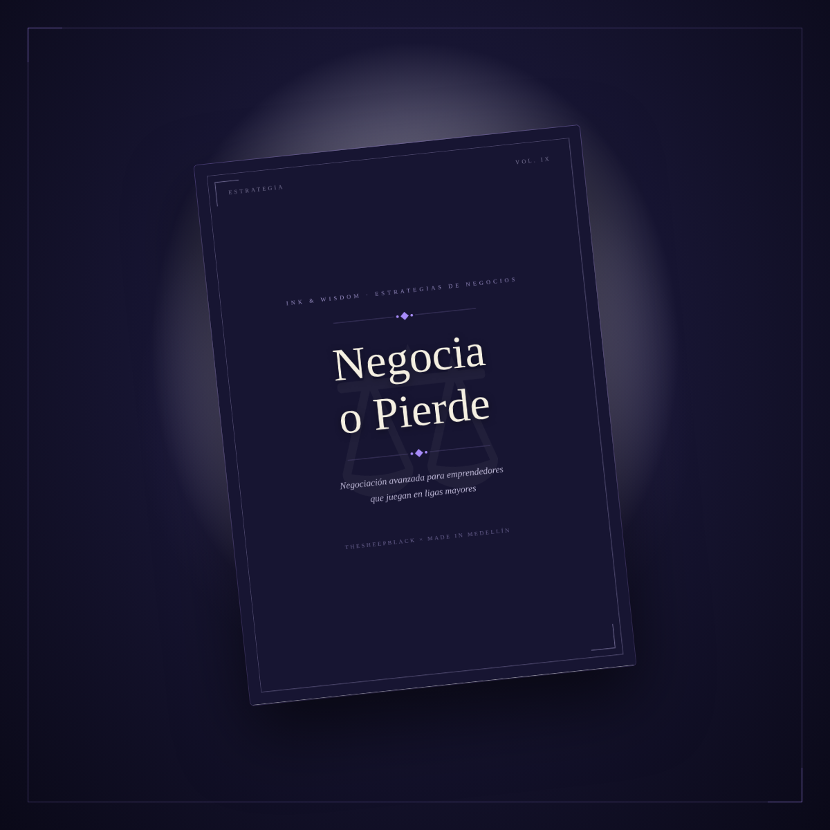 Negocia o Pierde